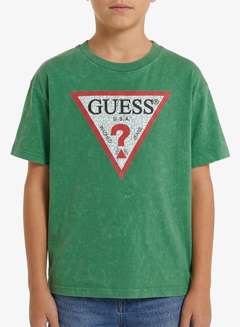 GUESS Youth Graphic Crew Neck T-Shirt - Image 5