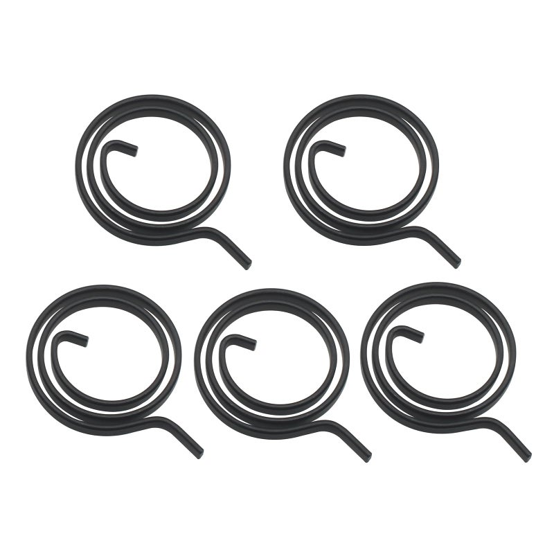 GWYAN 5 Pcs Black Lock Handle Return Spring Door LockHandle Replacement Spring Suitable for Repair and Replacement of Entrance Door Lock Chamber and Inner Door Handle Accessories
