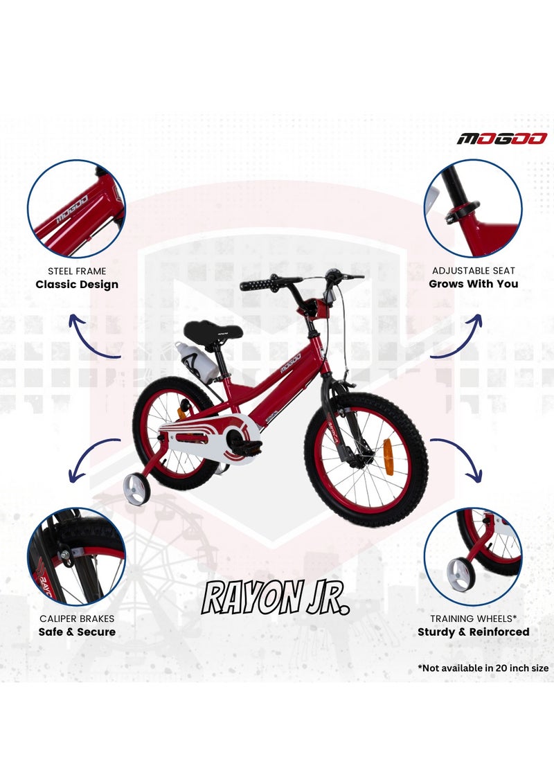 Mogoo - Rayon Junior 2.0 100% Assembled Kids Bicycle 14 Inch - Red - pzsku/Z36F0E90BD44F3BD4C109Z/45/_/1739793836/e152e179-32cd-4ee5-b2eb-14b824dda325