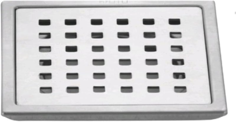 FTE Square Floor Drain(Jali) |Premium Stainless Steel |6 x 6 Inches| - Image 2