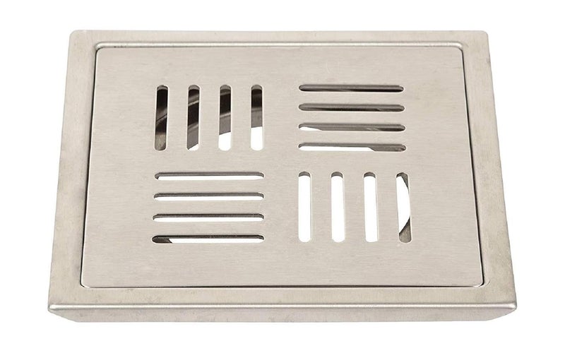 Kyoto Kyoto Stainless Steel Grating Flora Trap Plain Drain CoverJali For Bathroom And Kitchen 5X5 13 Centimeters  - Image 2