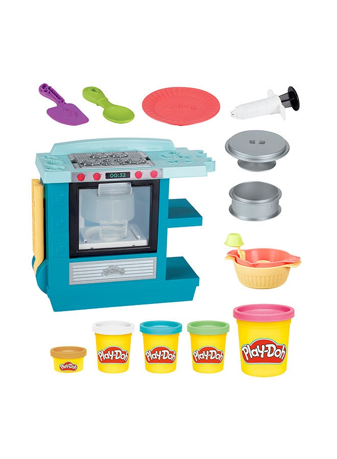 Kids Kitchen Creations Spiral Fries Playset With Toy French Fry Maker, Drizzle, And 5 Modeling Compound Colours, Non-Toxic for 3 Years And Up