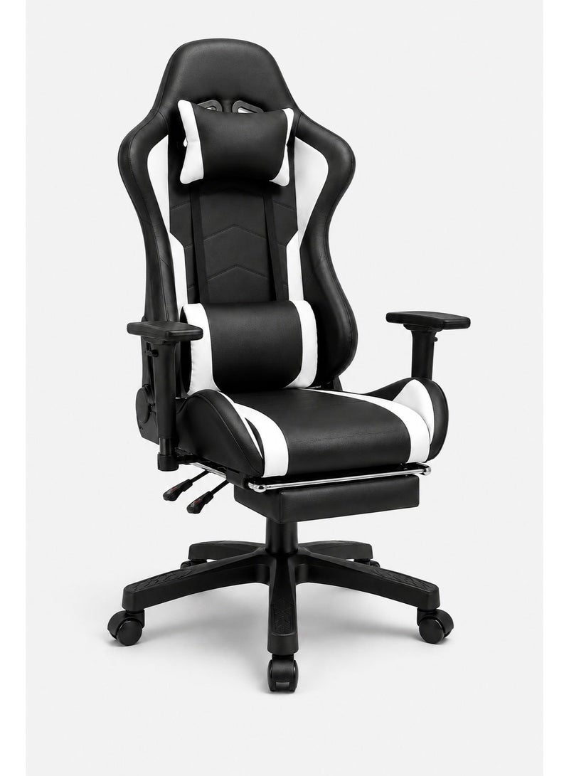 FUOE Gaming Chair—High-back ergonomic computer chair with lumbar support; video game chair with 3D adjustable armrests and 160° recline, suitable for office, home, and gaming. - Image 1