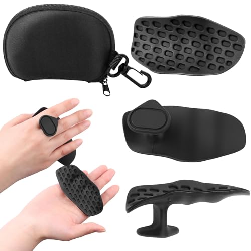 HACER Gym Hand Grips Weight Lifting Gloves Palm Protection Anti-Slip Grip Ergonomic Design for Home Weightlifting Training Workout Men & Women (Set of 1, Black) - Image 1