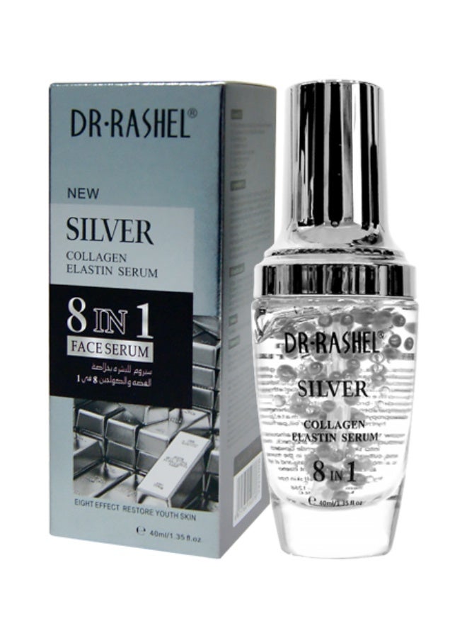 RASHELL Silver collagen elastin 8 in 1 Face serum 40 ml