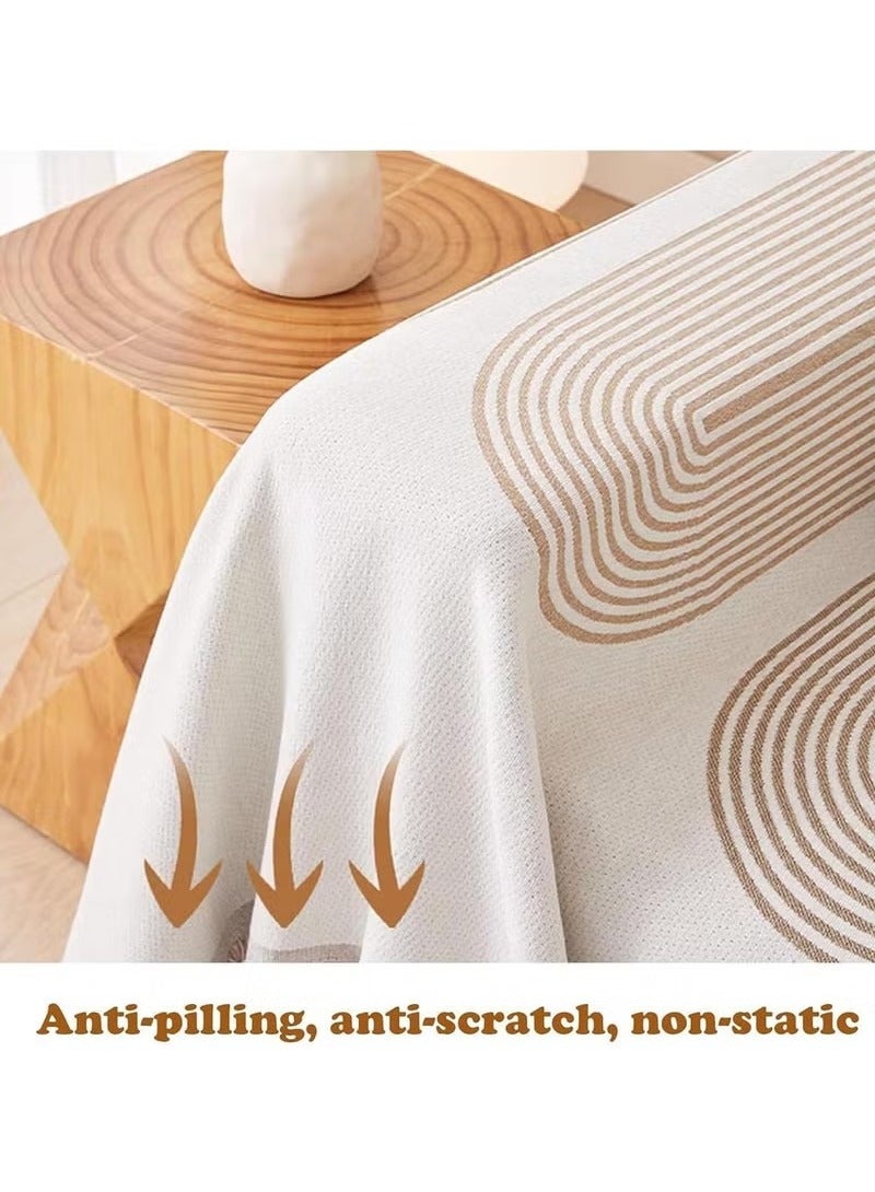 بيوينتي مزدوج الجانب غطاء صوفا شينيل، أنيقة غطاء صوفا، شينيل الأثاث منشفة غطاء صوفا، أربعة مواسم غطاء صوفا شينيل كلا الجانبين 100*130. - Image 3