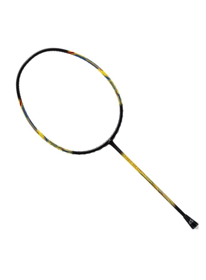 Hundred Hundred Atomic X 38 CTRL Carbon Fibre Strung Badminton Racket with Full Racket Cover for Intermediate Players (72g, Max Tension - 32LBS) (Black/Lime) - Premium Badminton Racquets for Performance, Durability and Everyday Use - Image 1