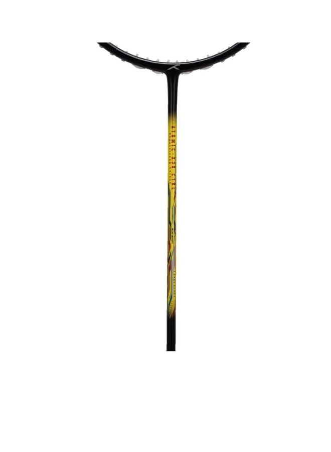 Hundred Hundred Atomic X 38 CTRL Carbon Fibre Strung Badminton Racket with Full Racket Cover for Intermediate Players (72g, Max Tension - 32LBS) (Black/Lime) - Premium Badminton Racquets for Performance, Durability and Everyday Use - Image 3