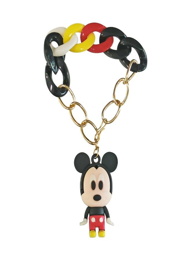 LA BELLEZA Adjustable Bracelet With Hanging Cartoon Best Gift For Baby Girls (Black) - Image 1