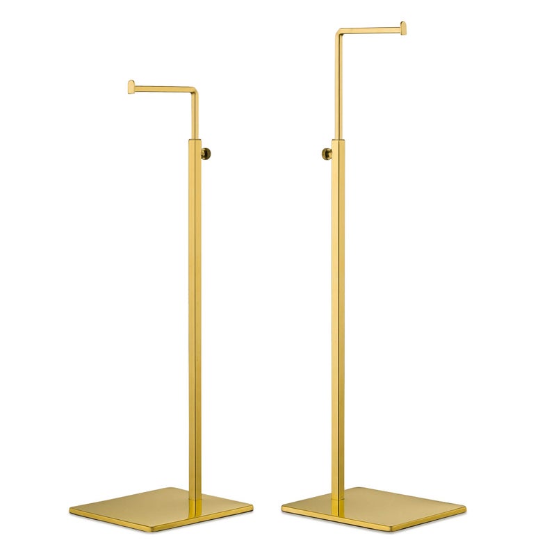 Elitnus Purse Display Stand Holder Gold Adjustable Handbag Hanger Rack for Purses Bags Wreath Tabletop Desk Closet Organizer Retail Vendor Use
