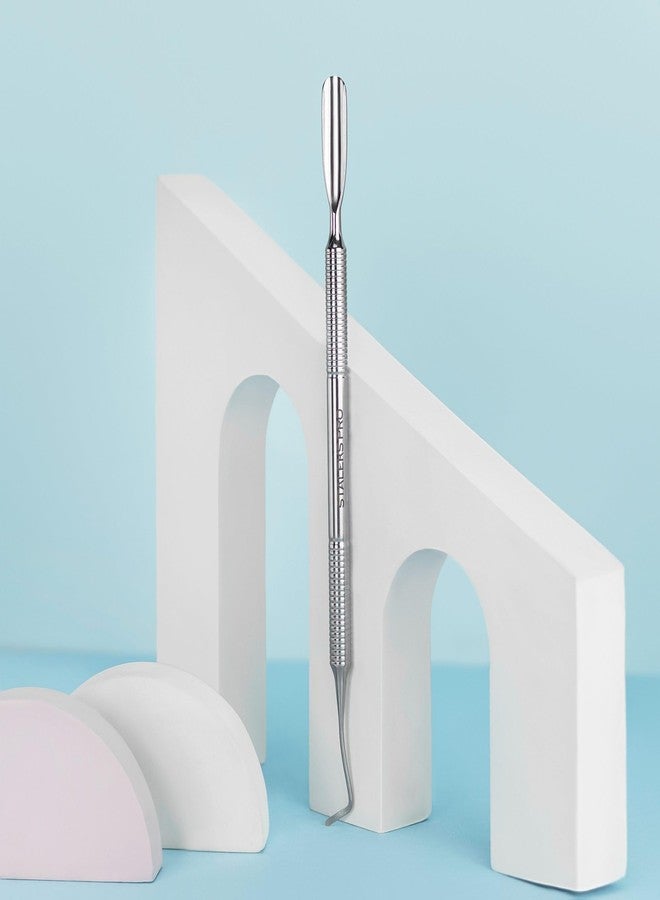 Staleks Podo 20 Type 1 Double-Ended Podology Curette & Rounded Pusher - Tool for Pterygium and Callus Removal - Image 2