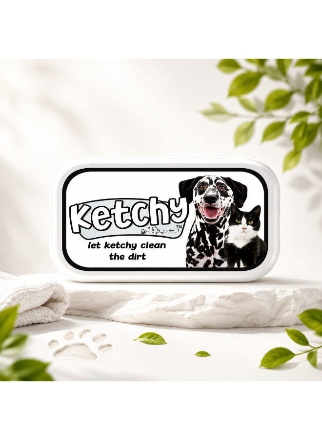 papilion Ketchy Pet Wet Wipes Multi Purpose, Alcohol Paraben Free, 60 Pcs - Image 2