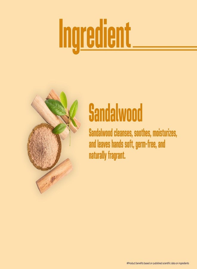 Multani Natural Sandalwood Hand Wash (500 ml) | Clean Hands, Refreshing Feel With The Soothing Fragrance Of Sandalwood with Natural Ingredients | 99.9% Germ Protection Liquid Hand Wash - Image 4
