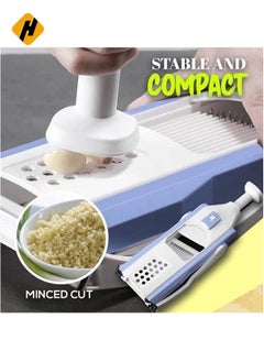HuHa Vegetable Cutter Safe Mandoline Slicer TikTok Adjustable Vegetable Chopper Multi purpose Food Vegetable Slicer for Kitchen  - Image 3