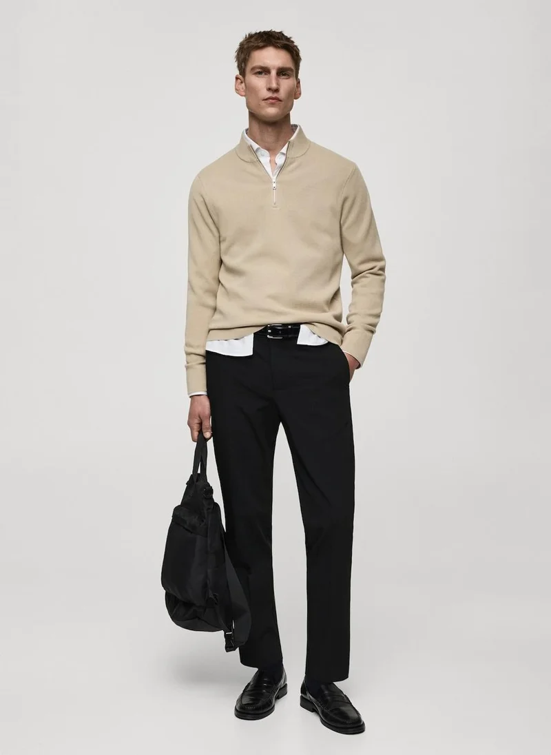 Mango Man Regular-Fit Knitted Sweater