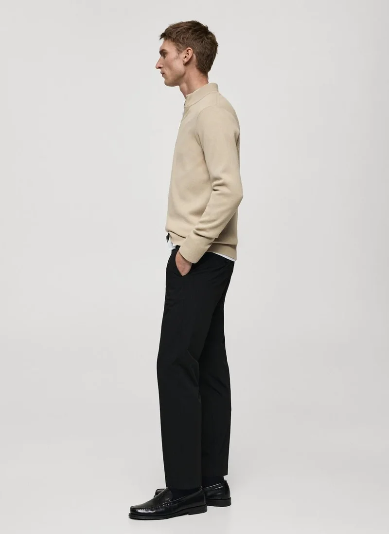 Mango Man Regular-Fit Knitted Sweater