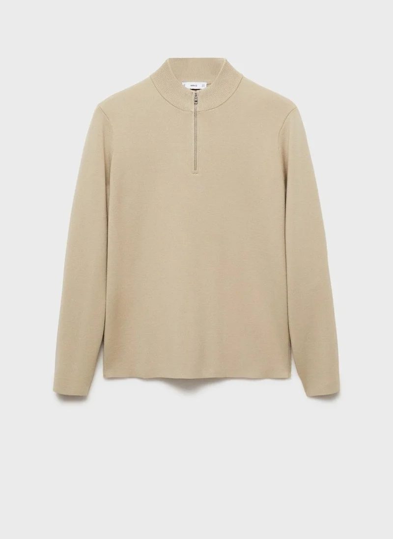 Mango Man Regular-Fit Knitted Sweater