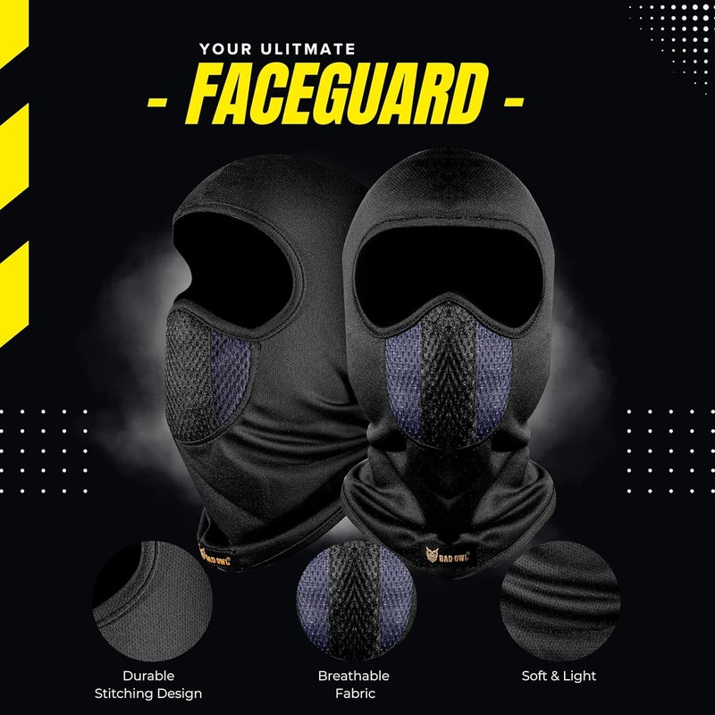 BADOWL Full Face Balaclava for Men & Women - UV Protection, Breathable & Stretchable Fabric, Lightweight & Comfortable, Perfect for Biking, Cycling & Outdoors - Image 4