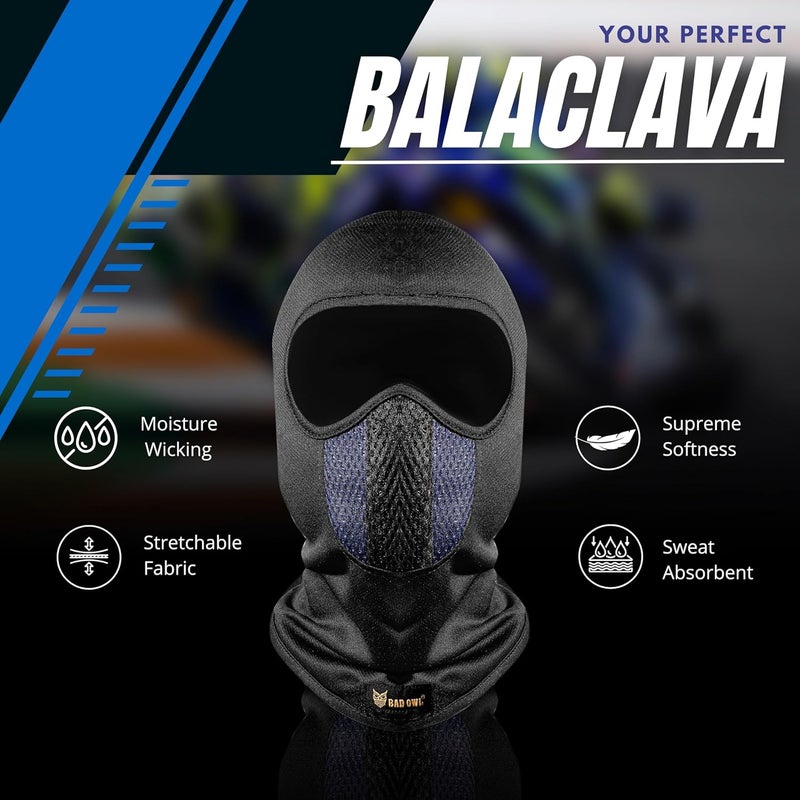 BADOWL Full Face Balaclava for Men & Women - UV Protection, Breathable & Stretchable Fabric, Lightweight & Comfortable, Perfect for Biking, Cycling & Outdoors - Image 5