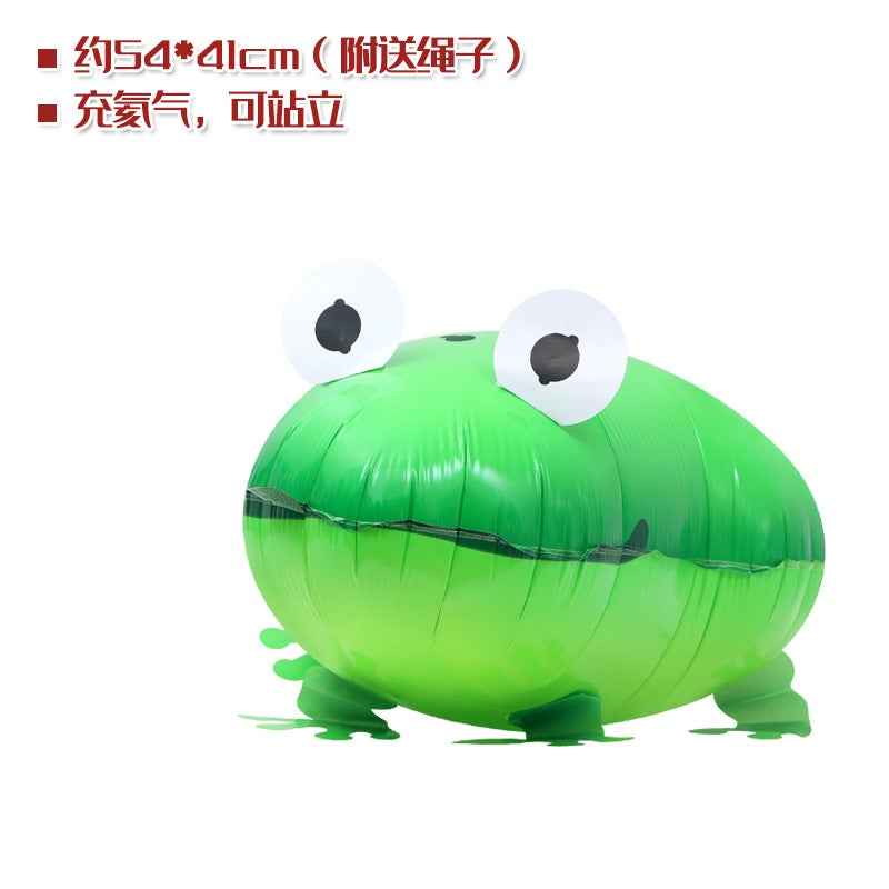 Walking Animal Balloons for Kids Birthday Party Decor (Frog)