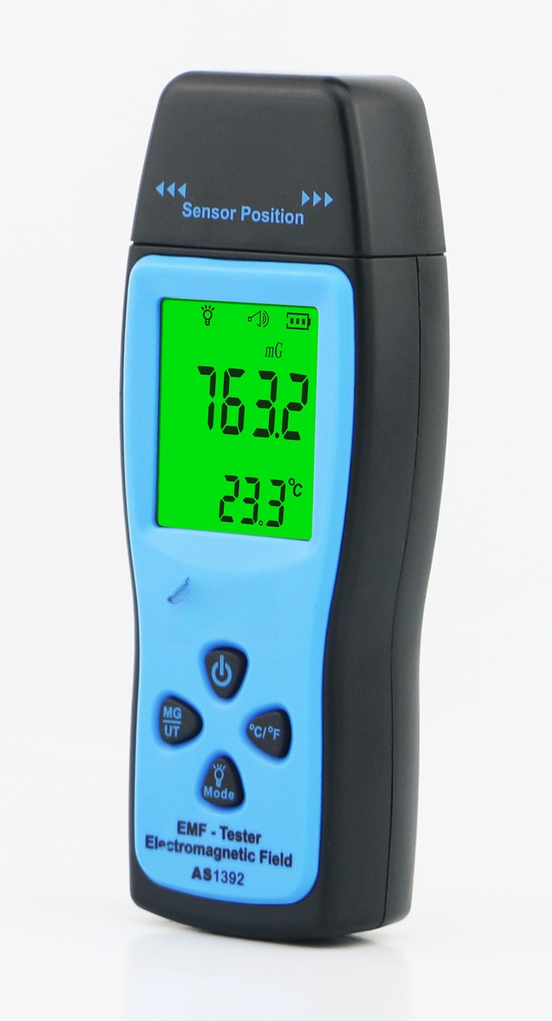 مقياس المجالات الكهرومغناطيسية، كاشف الإشعاع المنزلي، مستشعر ذكي بشاشة عرض رقمية LCD، مقياس مجالات كهرومغناطيسية مقياس جرعات عدّاد اختبار - Image 1