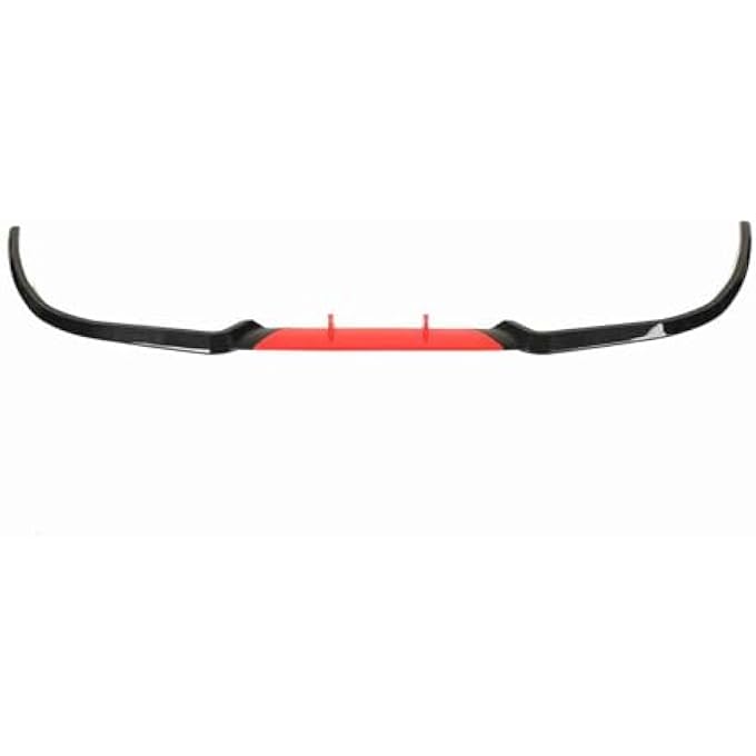 TOPINCN Front Bumper Lip Impact Resistant Splitter Fit for Seat, Sporty Style for Lane Scratch Protection (Red) - Image 5