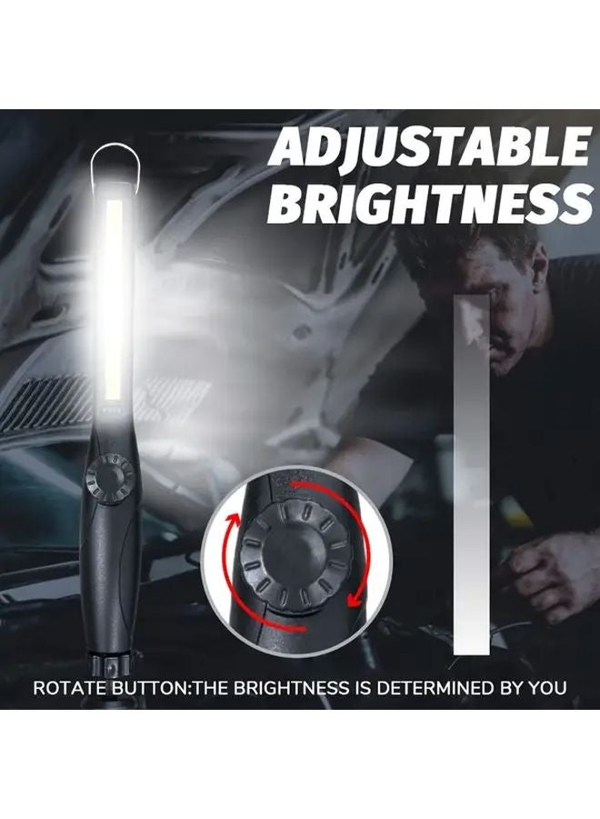 USB Rechargeable Magnetic Work Light With Adjustable Brightness Hands Free Operation - Image 5