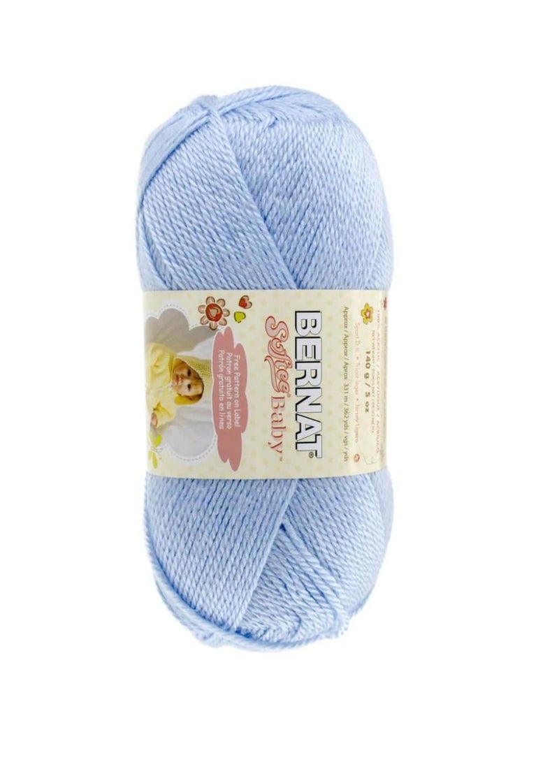 Bernat Softee Baby Yarn Solids Pale Blue - Image 3