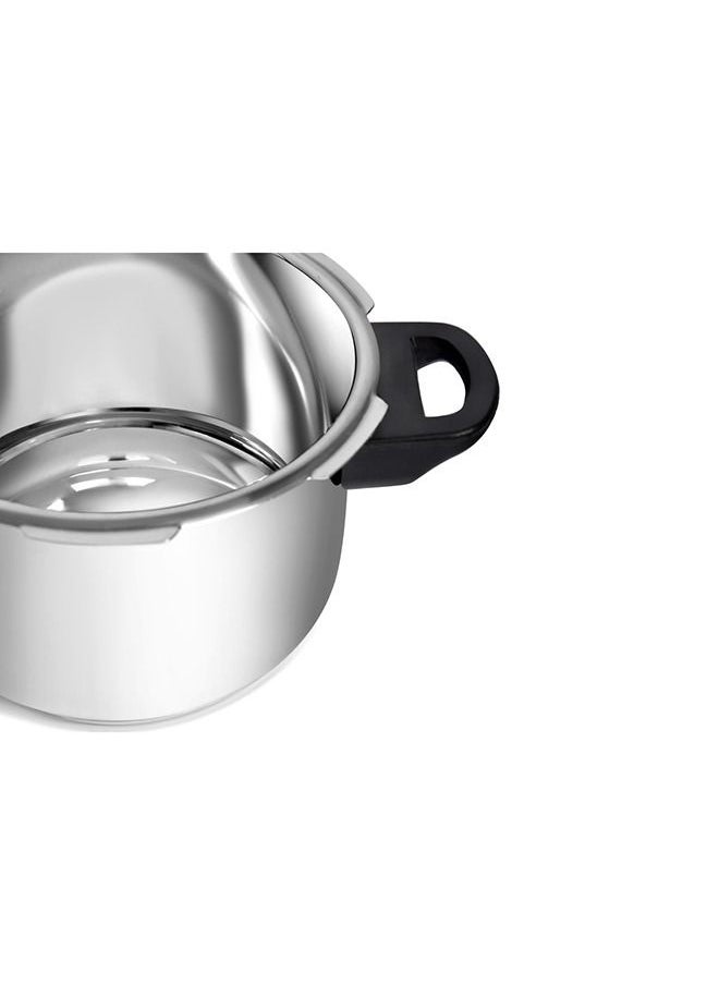 SONASHI 3L Pressure Cooker  Heavy Base With Stainless Steel Body  Extra Strong Lugs with Strong and Sturdy Handle  Flexible Both on Gas Stove and Induction Stove  Kitchen Appliance SPC-330SS  - Image 4