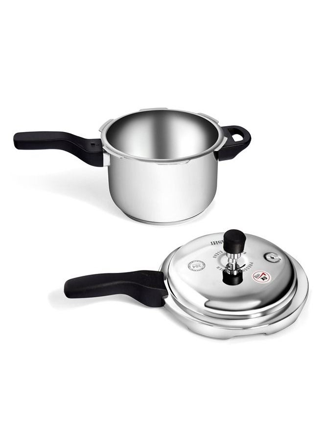 SONASHI 3L Pressure Cooker  Heavy Base With Stainless Steel Body  Extra Strong Lugs with Strong and Sturdy Handle  Flexible Both on Gas Stove and Induction Stove  Kitchen Appliance SPC-330SS  - Image 3