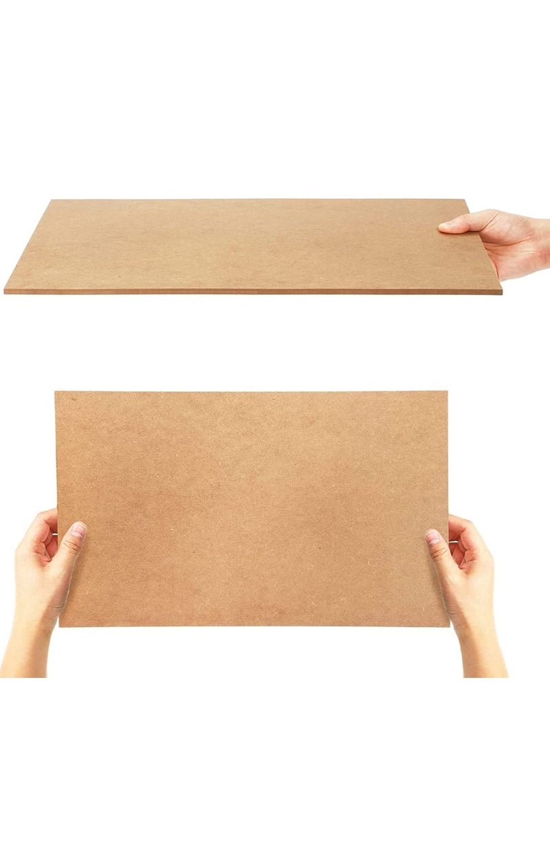 ORMANGO Pack of 6 MDF Boards for Art and Craft Different Size Craft Board with Light Colour and Smooth Finish (5.0 Millimetres, 11X14) - Image 2