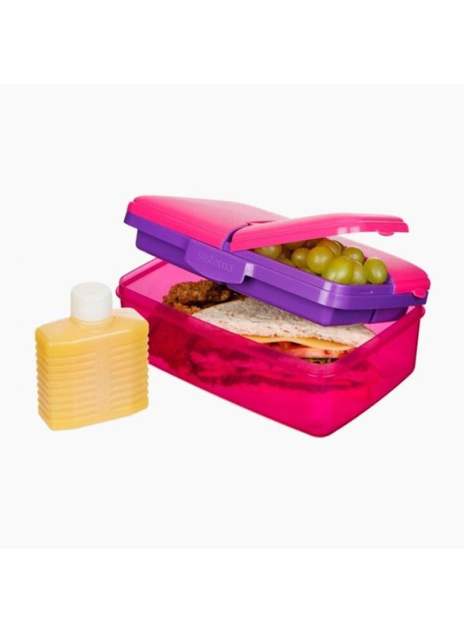 Sistema Quaddie Lunch Box 1.5L - Pink
