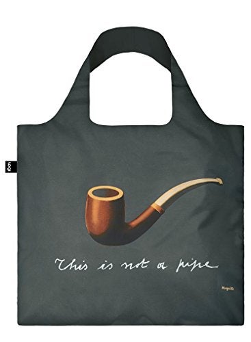 LOQI MUSEUM RENÉ MAGRITTE The Treachery of Images Tote Bag, One Size - Image 5