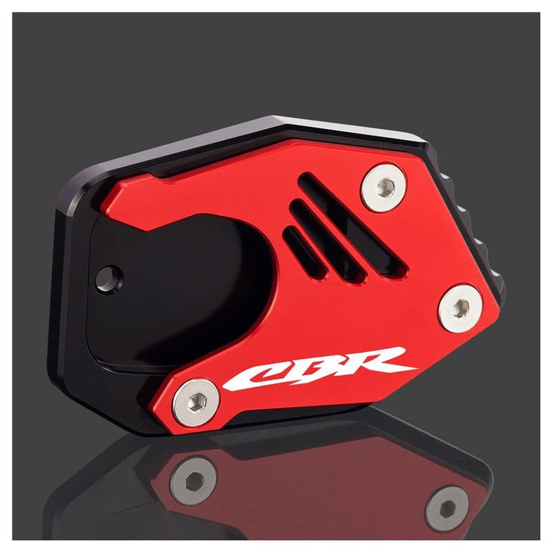 Velospeed For CBR300R 20142020 CBR500R 20132020 CBR650R 20192021 Motorcycle CNC Support Extension Plate Kickstand Side Stand Pad cbr 300r 500r 650r Accessories red - Image 2