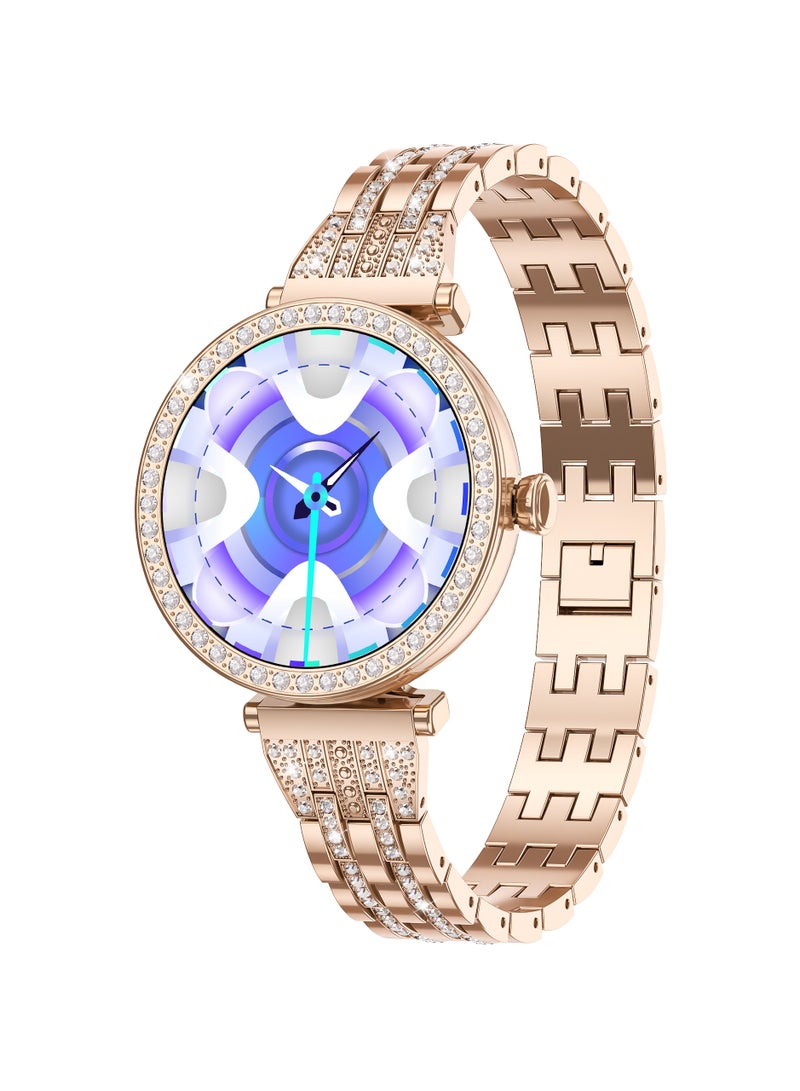 G-Tab Smart Watch GT10 Diamond G-TAB - Rose Gold - Image 1
