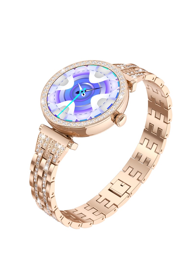 G-Tab Smart Watch GT10 Diamond G-TAB - Rose Gold - Image 2