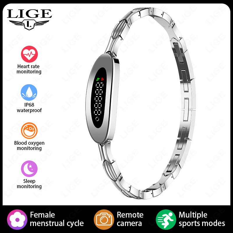 New Model S9 Smart Bracelet Heart Rate Blood Oxygen Sleep Monitoring Step Counter Remote Control Camera Women'S Smart Bracelet - Image 1