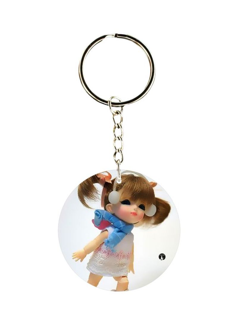 RKN Doll Printed Plastic Keychain