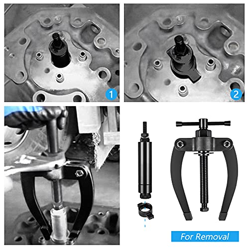 YOOWEE Compatible with Volvo Mack Truck Injector Nozzle/Cup/Sleeve/Tube Remover & Installer Tool Kit Work on D11 D12 D13 D16 FM12 MP7 MP8 MP10 Engine Replaces 9986174 88800387 88800196 - Image 4