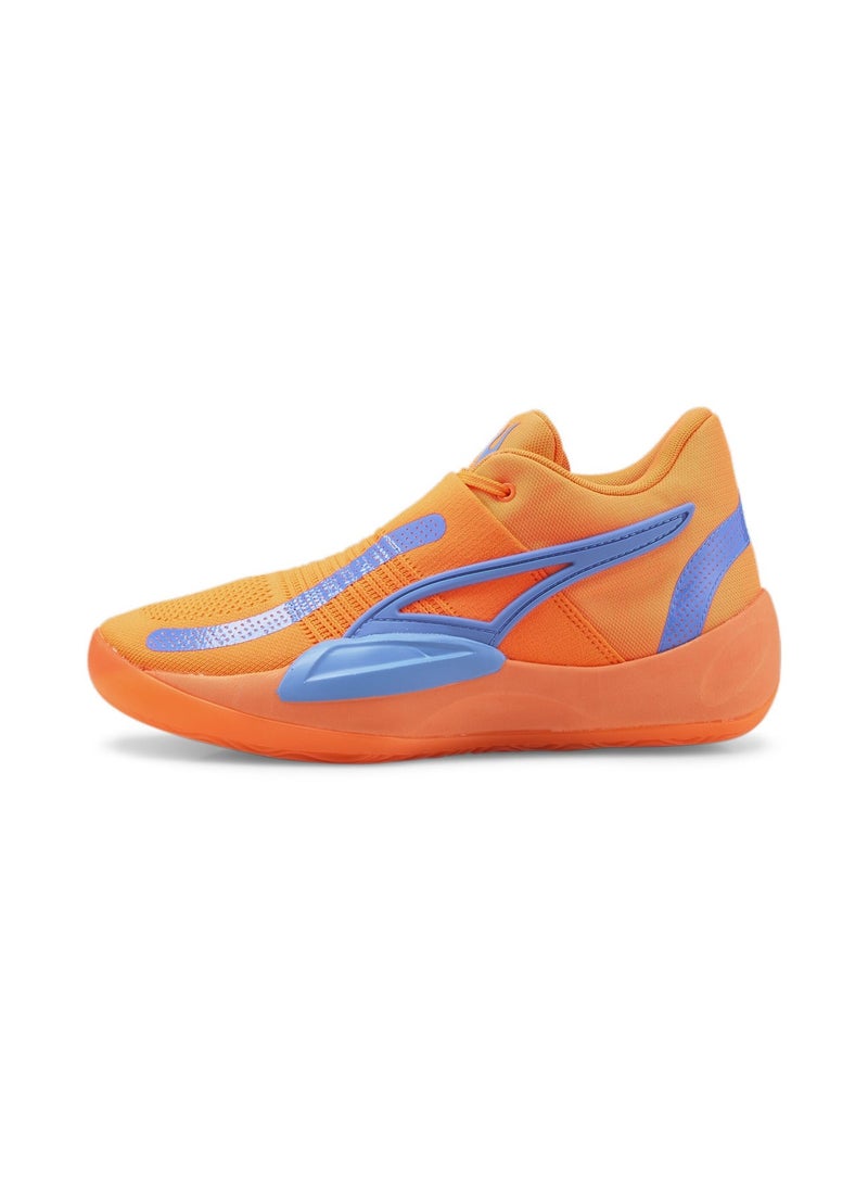 PUMA Neymar Jr Rise NITRO Mens Orange Basketball Shoes - Image 2