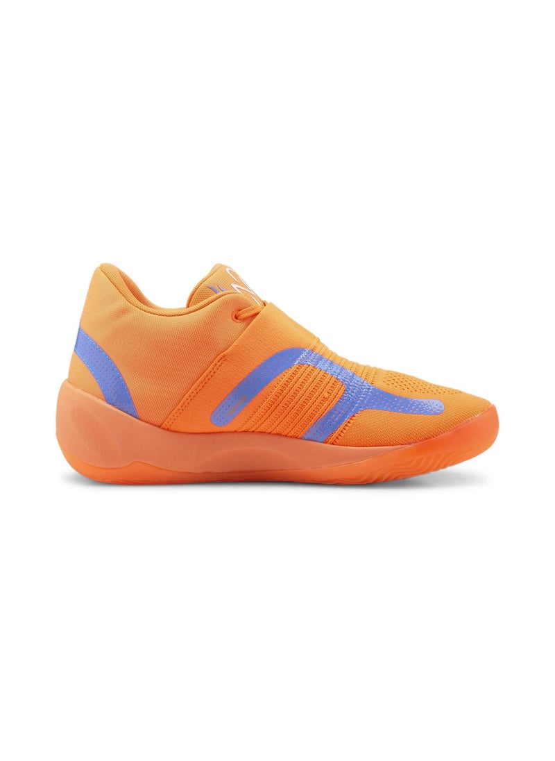 PUMA Neymar Jr Rise NITRO Mens Orange Basketball Shoes - Image 3