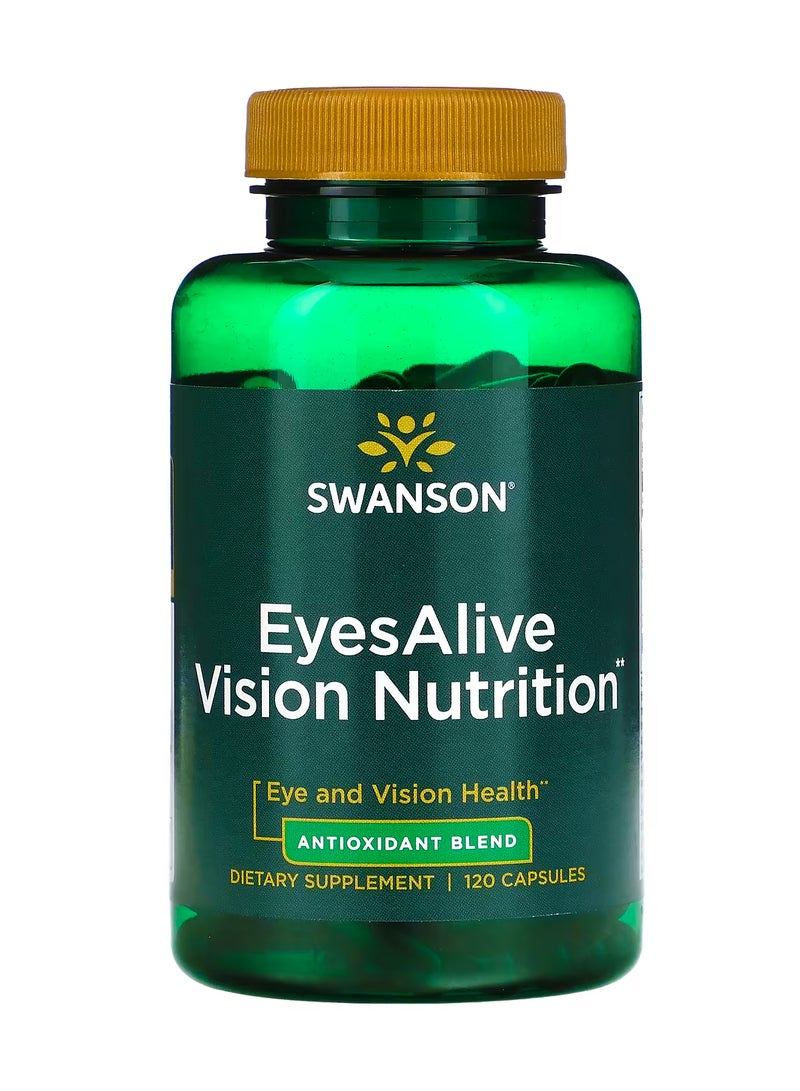سوانسون EyesAlive Vision Nutrition  عدد 120 كبسولة