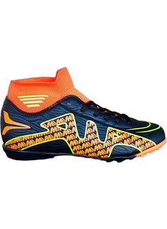 Liger Socked Ankle High Top Football Boots Black - Orange  - Image 1