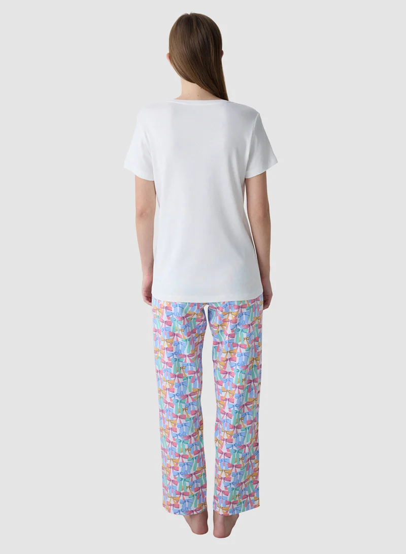 Penti Colored Bows Pyjama Set