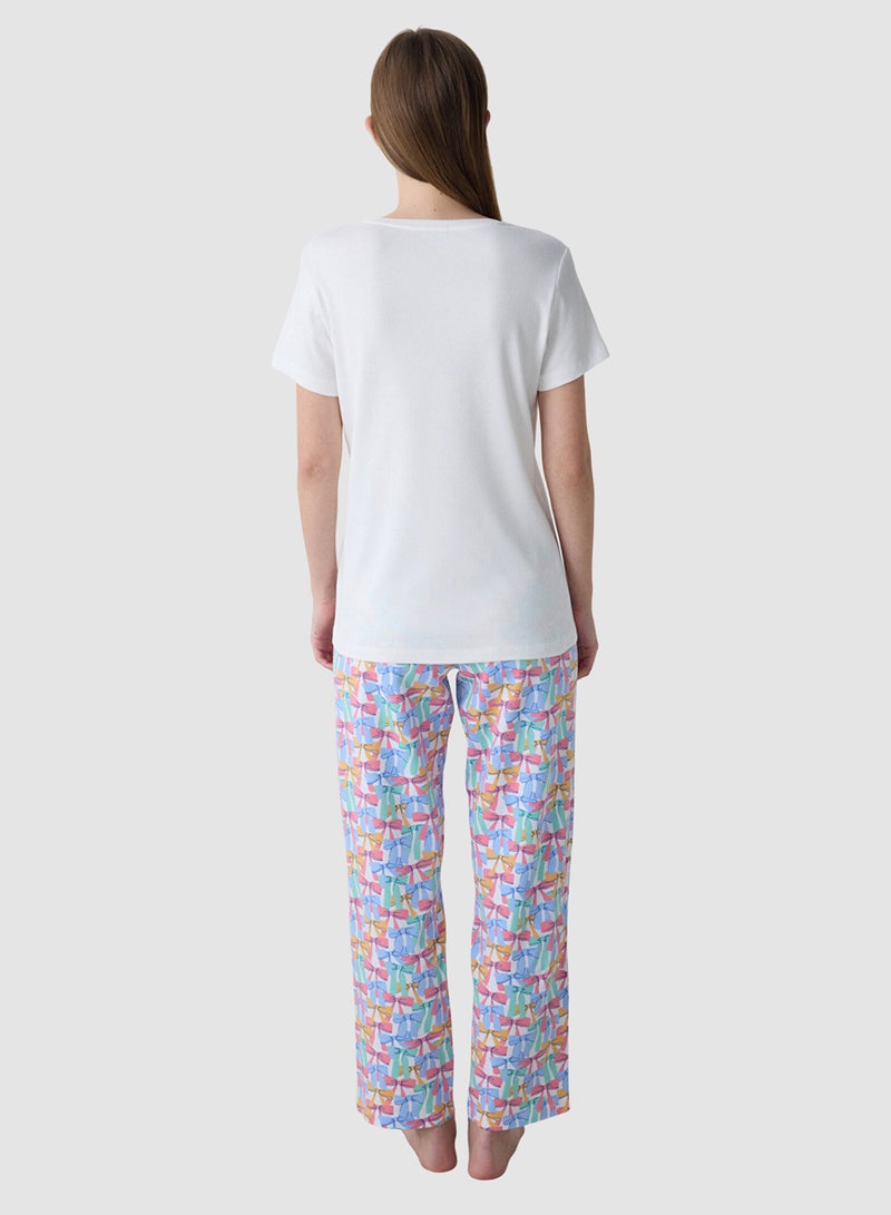 Penti Colored Bows Pyjama Set - Image 2