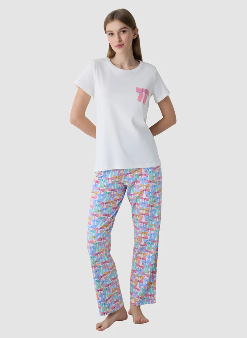 Penti Colored Bows Pyjama Set