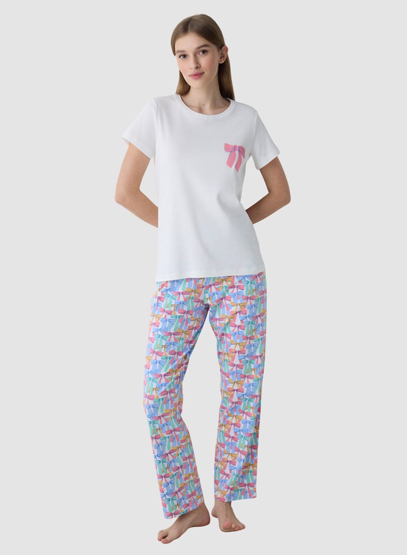 Penti Colored Bows Pyjama Set - Image 1