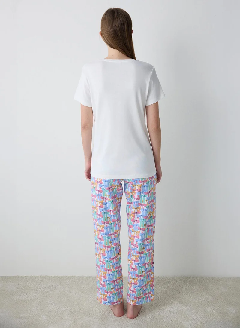 Penti Penti Mix Colored Bows Pyjama Set