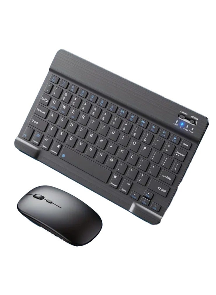 8 Inch Portable Lightweight Wireless Keyboard with Mouse - Image 1