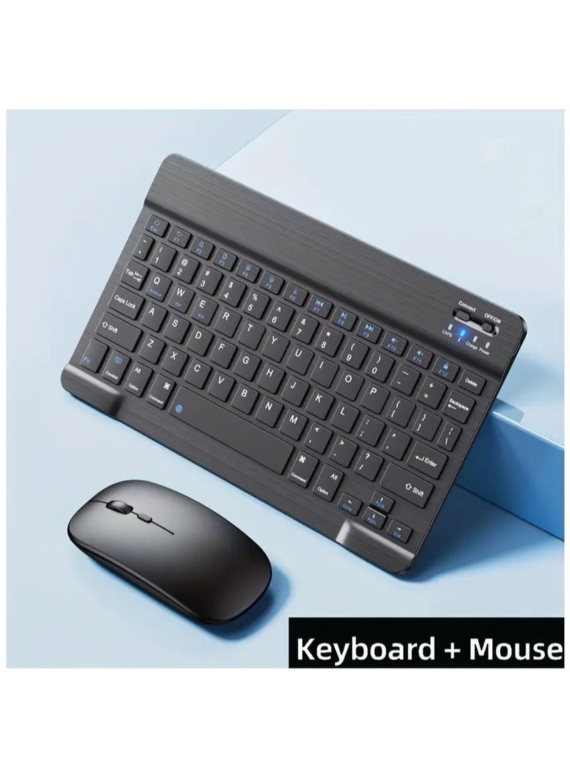 8 Inch Portable Lightweight Wireless Keyboard with Mouse - Image 2